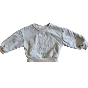 Blossom & Pear Boutique Little Love Size 5Y Green Pullover Sweatshirt